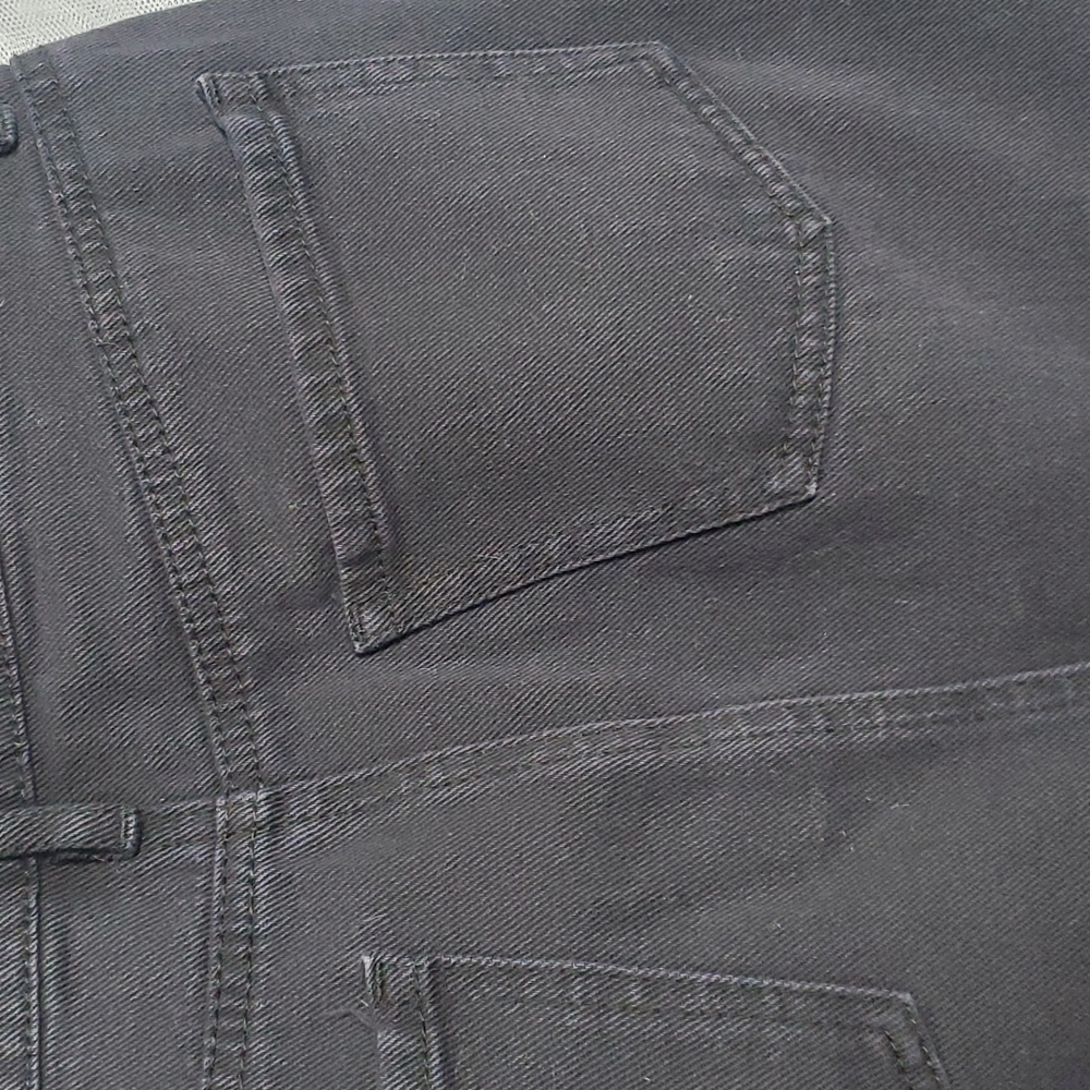 Kendall & Kylie Denim Lace-up Skirt 25 Black - Picture 4 of 4